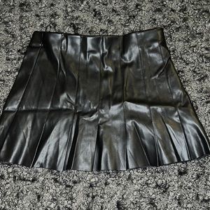 Leather skirt